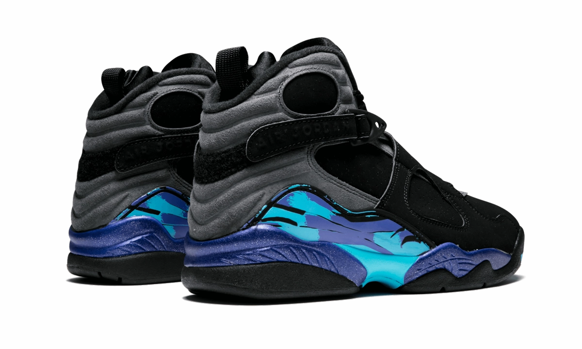 Air Jordan 8 Retro "Aqua (2015)" antibacterial insole shoes odor - resistant running option