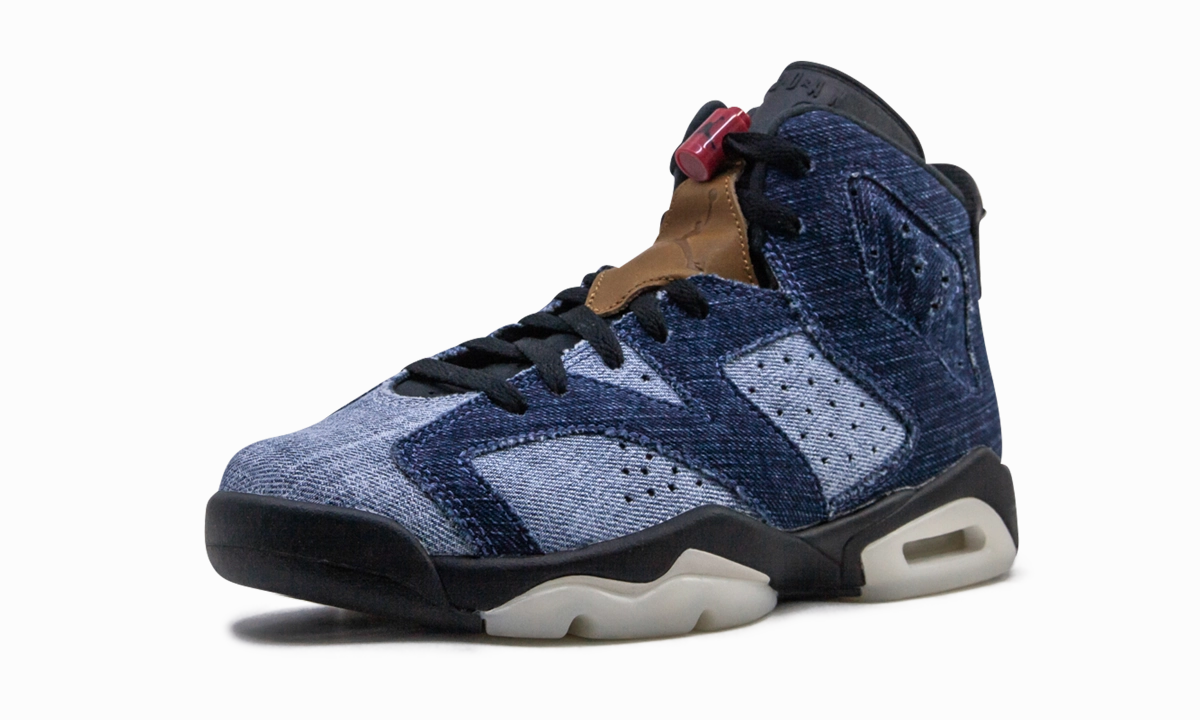 Full Coverage Air Jordan 6 Retro GS "Washed Denim"