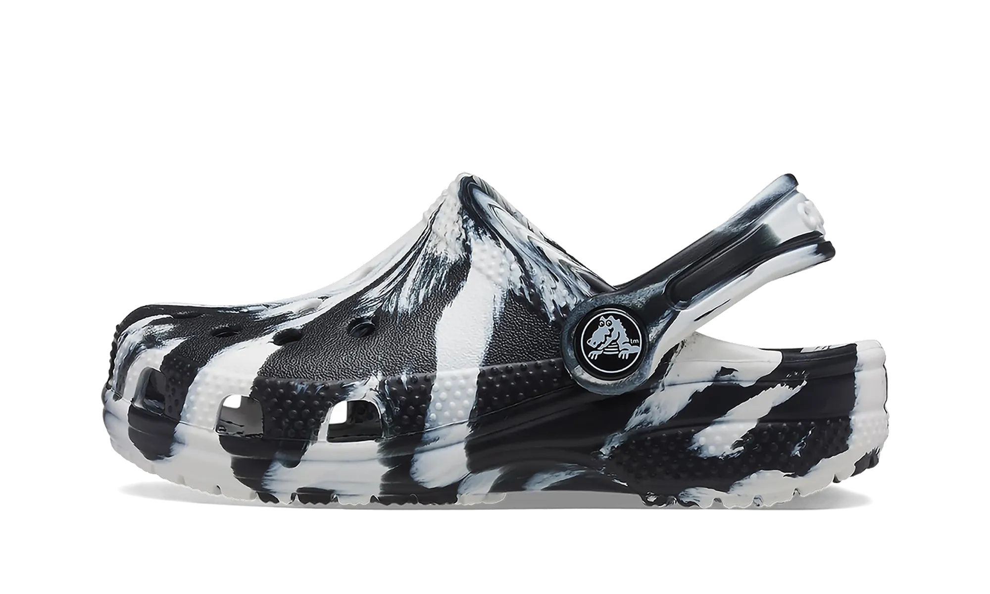 Classic Marbled Clog TD "Black" Toe Protection Easy Fit Shoes