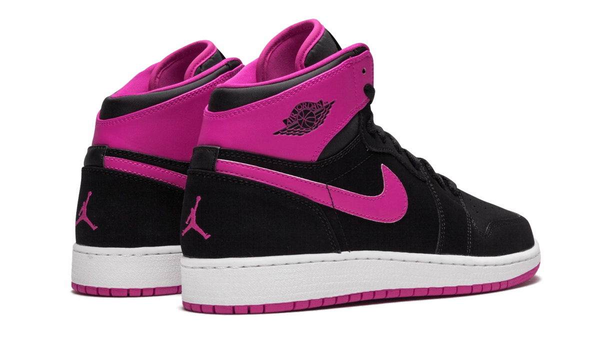 Non-Slip Sole Air Jordan 1 Retro High OG GS "Black / Vivid Pink"