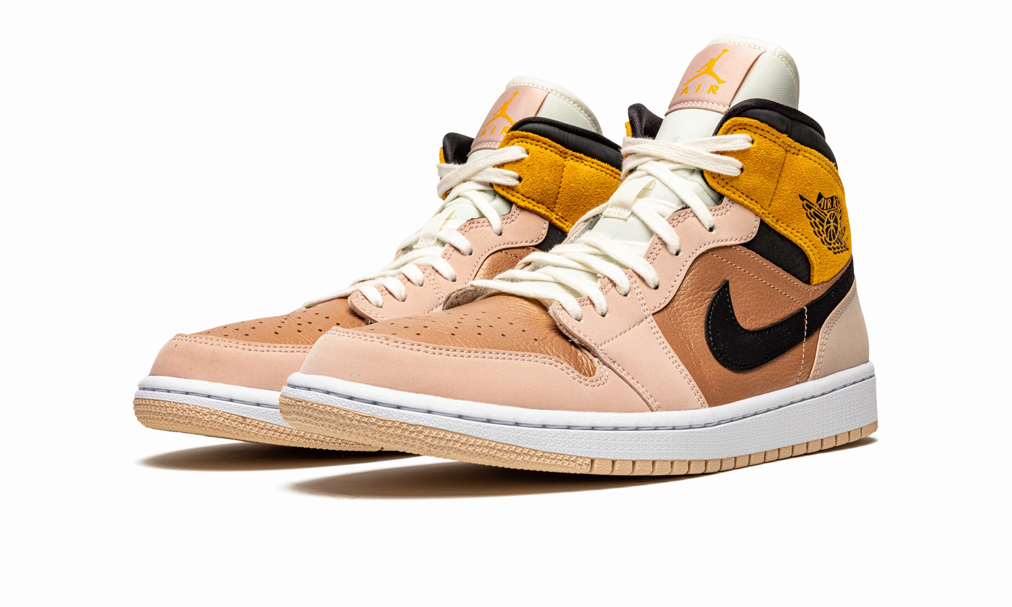 Comfortable Walking Cloud Comfort AIR JORDAN 1 MID SE WMNS "Particle Beige"