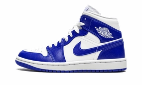 Basic Style AIR JORDAN 1 MID WMNS "Kentucky Blue"