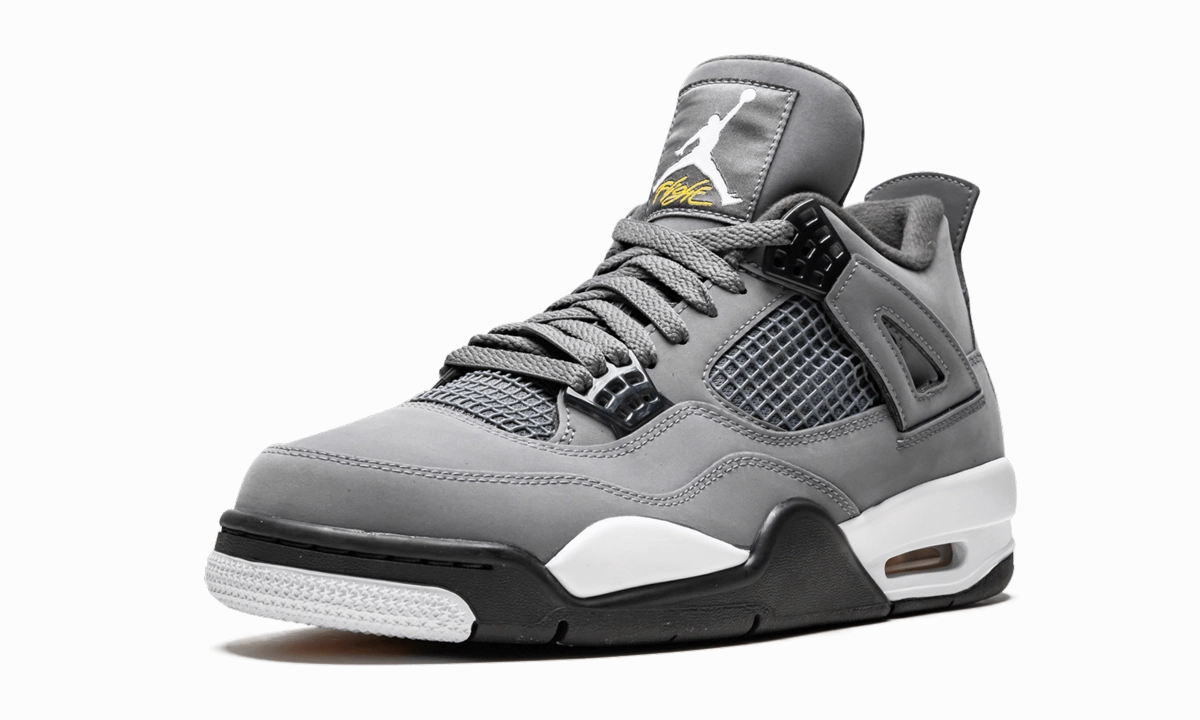 Air Jordan 4 Retro "Cool Grey" Breathable fabric Impact Step