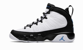 Air Jordan 9 Retro GS "University Blue" dusk run running wear pre - molded - fit shoes