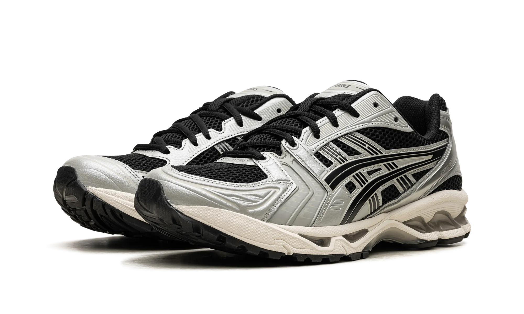 no - tie laces Gel Kayano 14 "Black / Seal Grey"