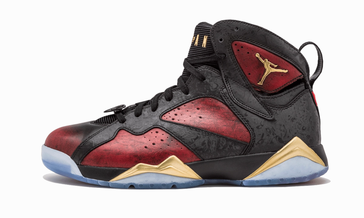running in a drawbridge area shoes Air Jordan 7 Retro DB "Doernbecher"
