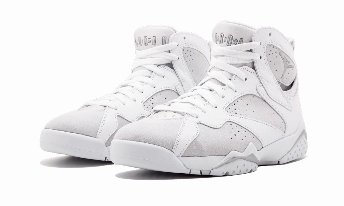 Air Jordan 7 Retro "Pure Platinum" quiet shoes hard - sole shoes