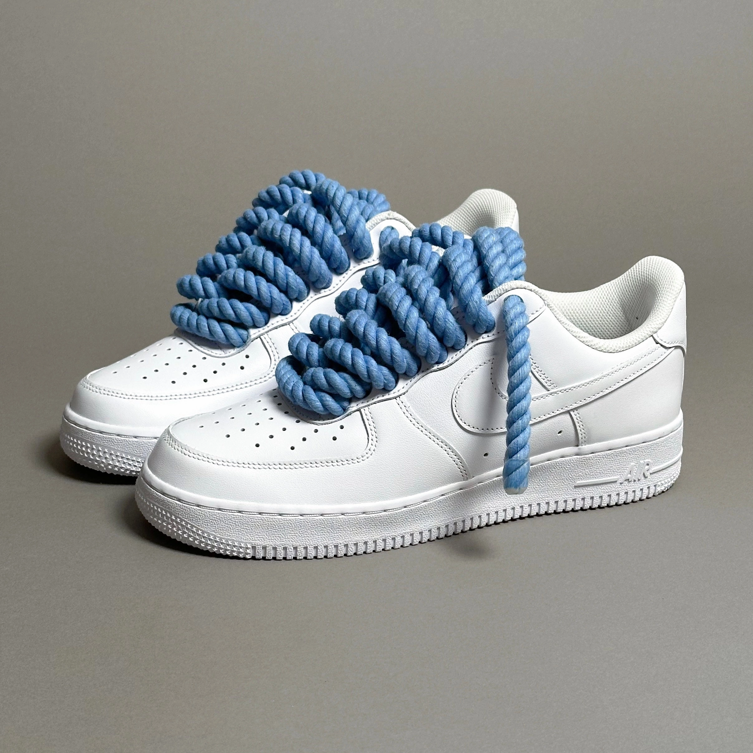 Nike Air Force 1 Rope Laces Blue Tint??V1 shoe deodorizer