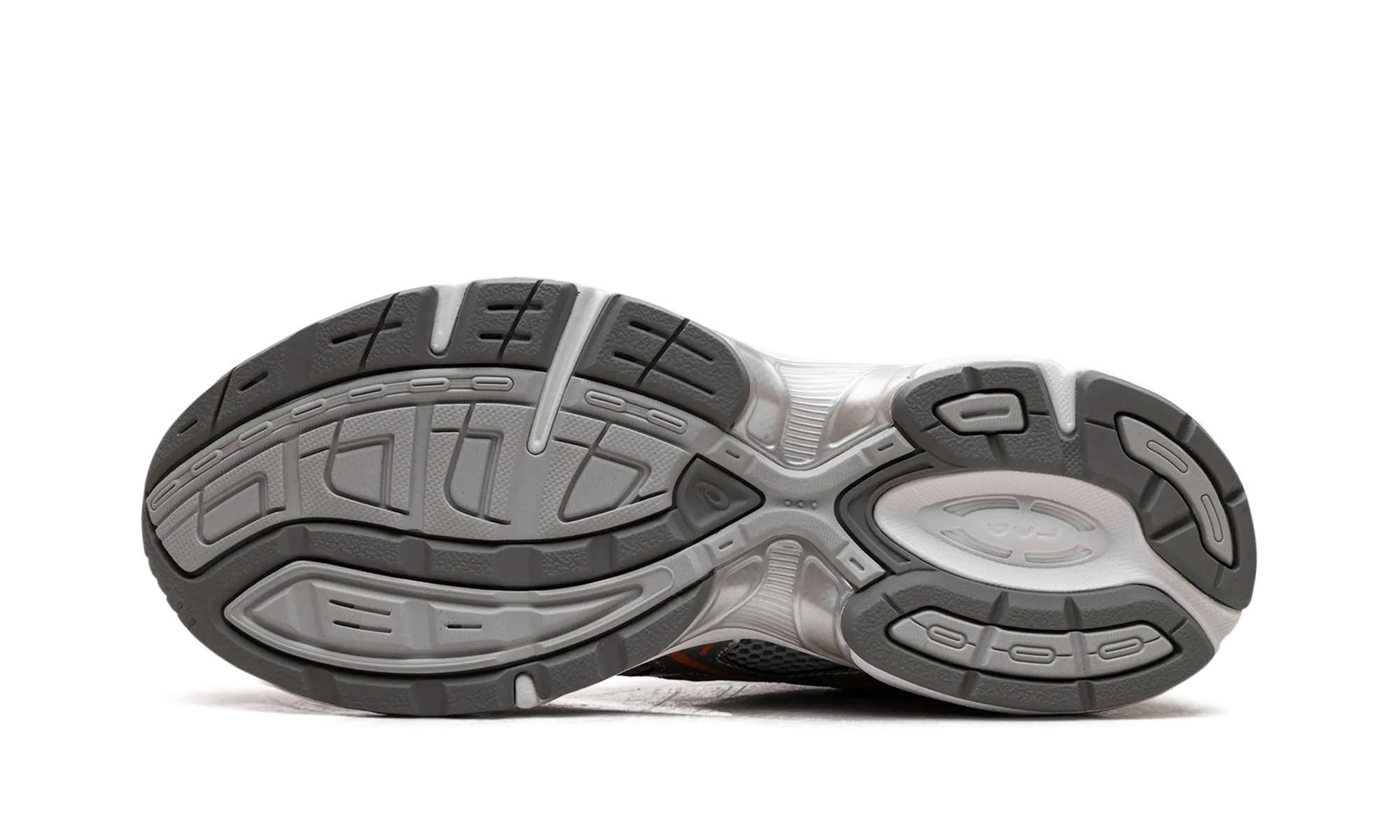 Gel1130 "Cement Grey/Rust Orange" recreational runner multi - colored shoes