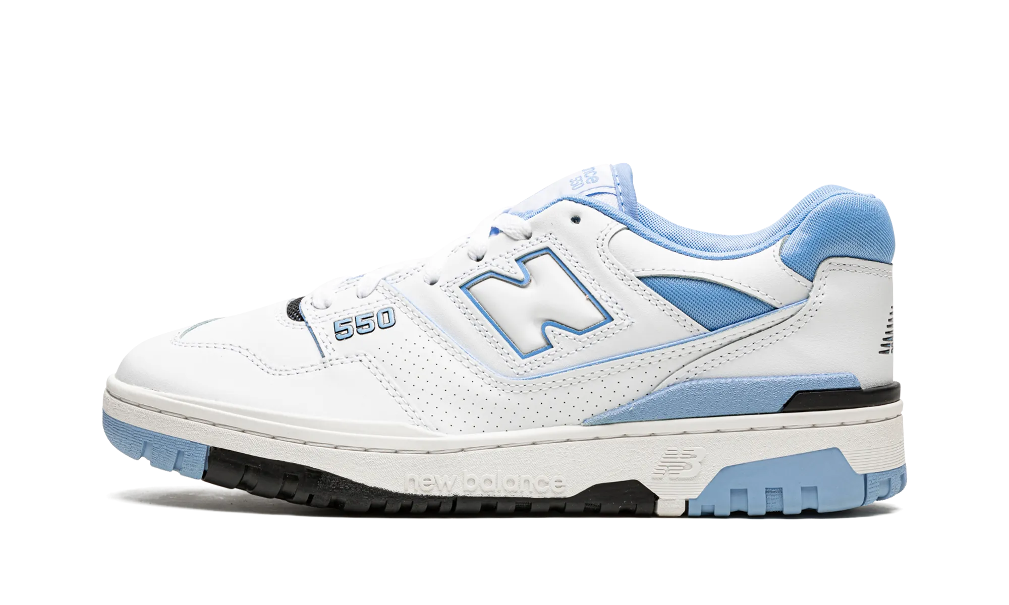 550 "White / Carolina Blue" speed - oriented shoe goal ergonomic running shoes