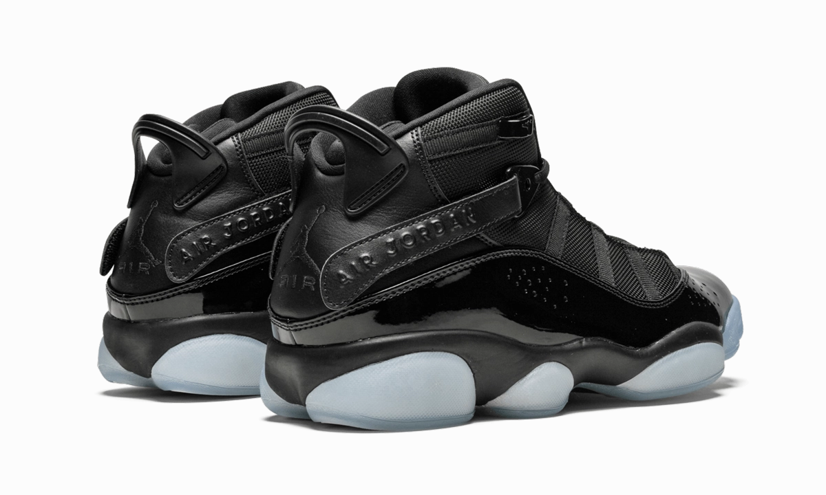 Air Jordan 6 Rings "Black Ice" branded running shoes