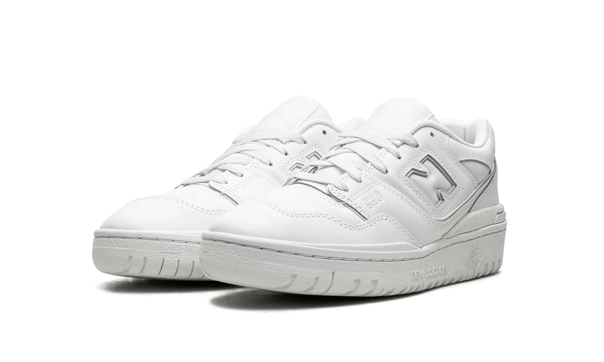 550 GS "White / White" high - heeled shoes