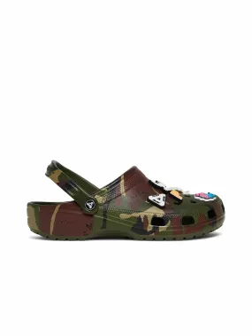 Comfortable Midsole Durable Design Crocs Classic Clog Palace Jungle Camo