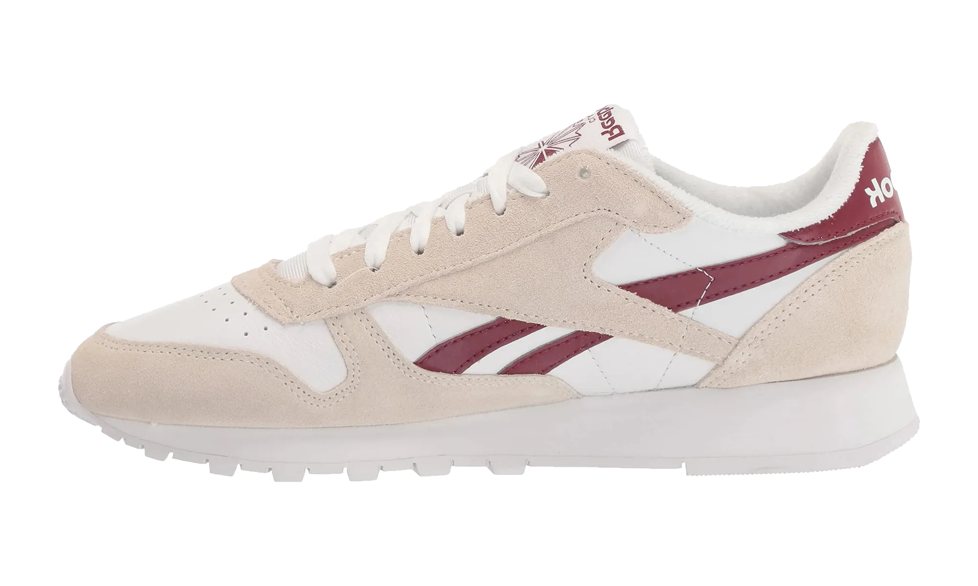 Classic Leather "White/Red" Countryside running heel pads