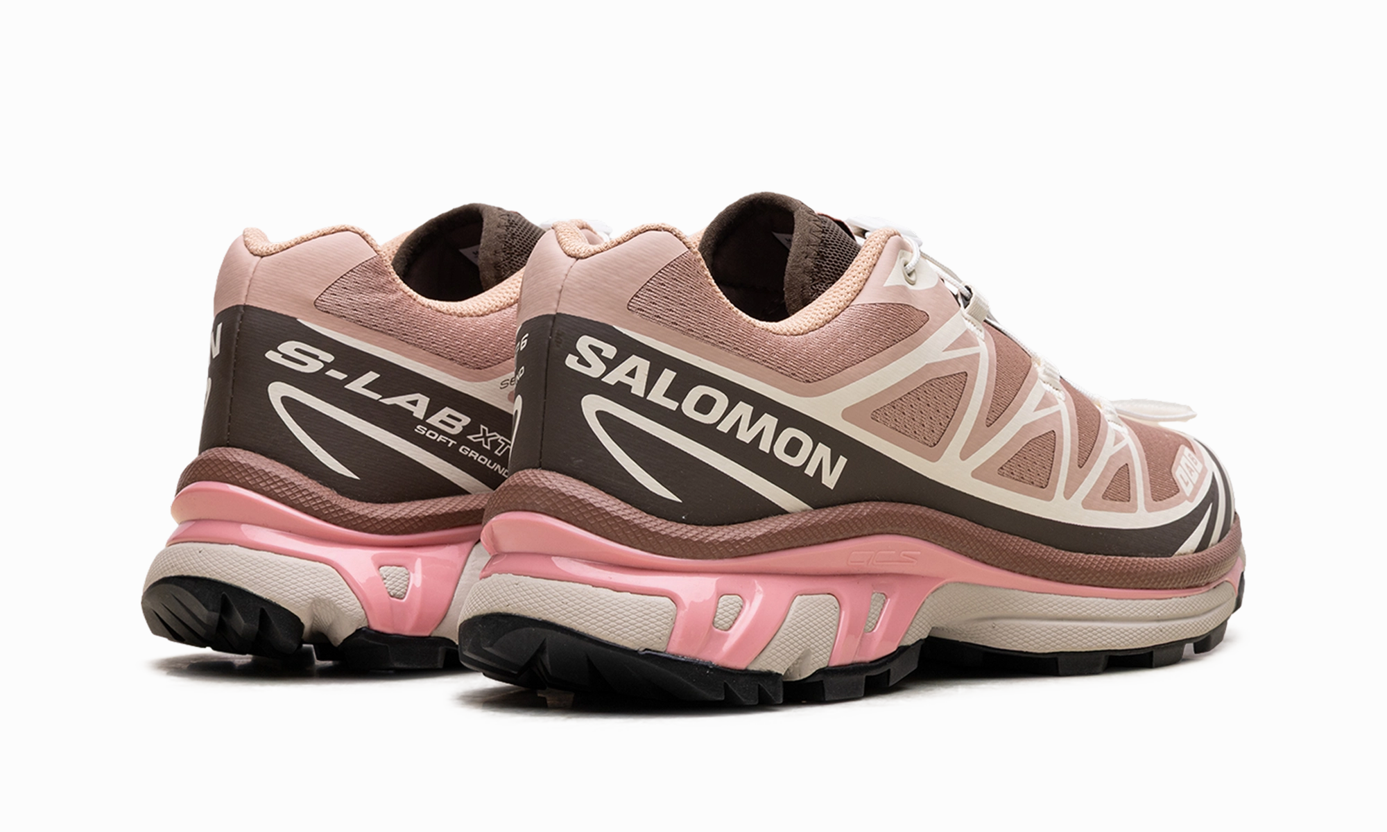 XT-6 "Mahogany Rose Earth Brown" running in rural areas reinforced toe shoes