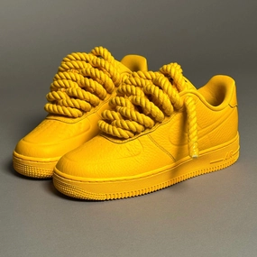 generic - brand shoes Nike Air Force 1 Unc Gold "Rope Laces Unc Gold" Waterproof V1