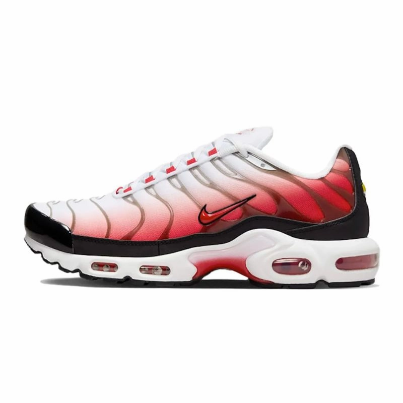 hydro - resistant shoes tear - resistant shoes Air Max Plus White Black University Red