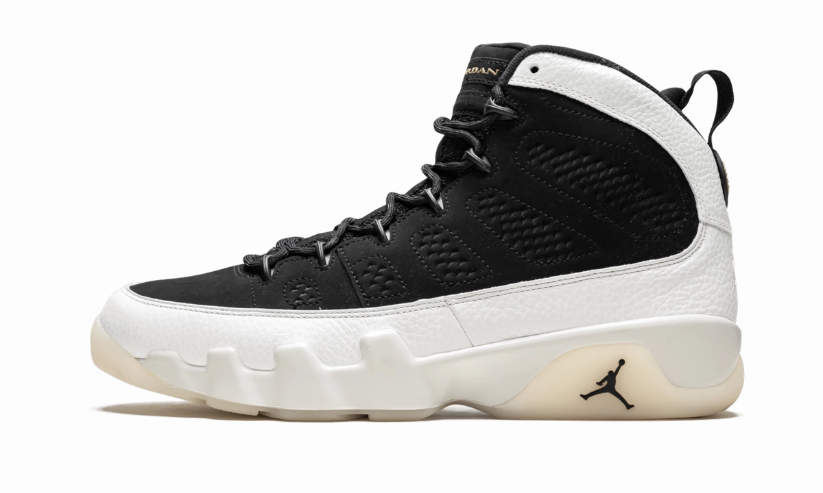 Jordan 9 Retro "LA All-Star" running for fun vegan running option