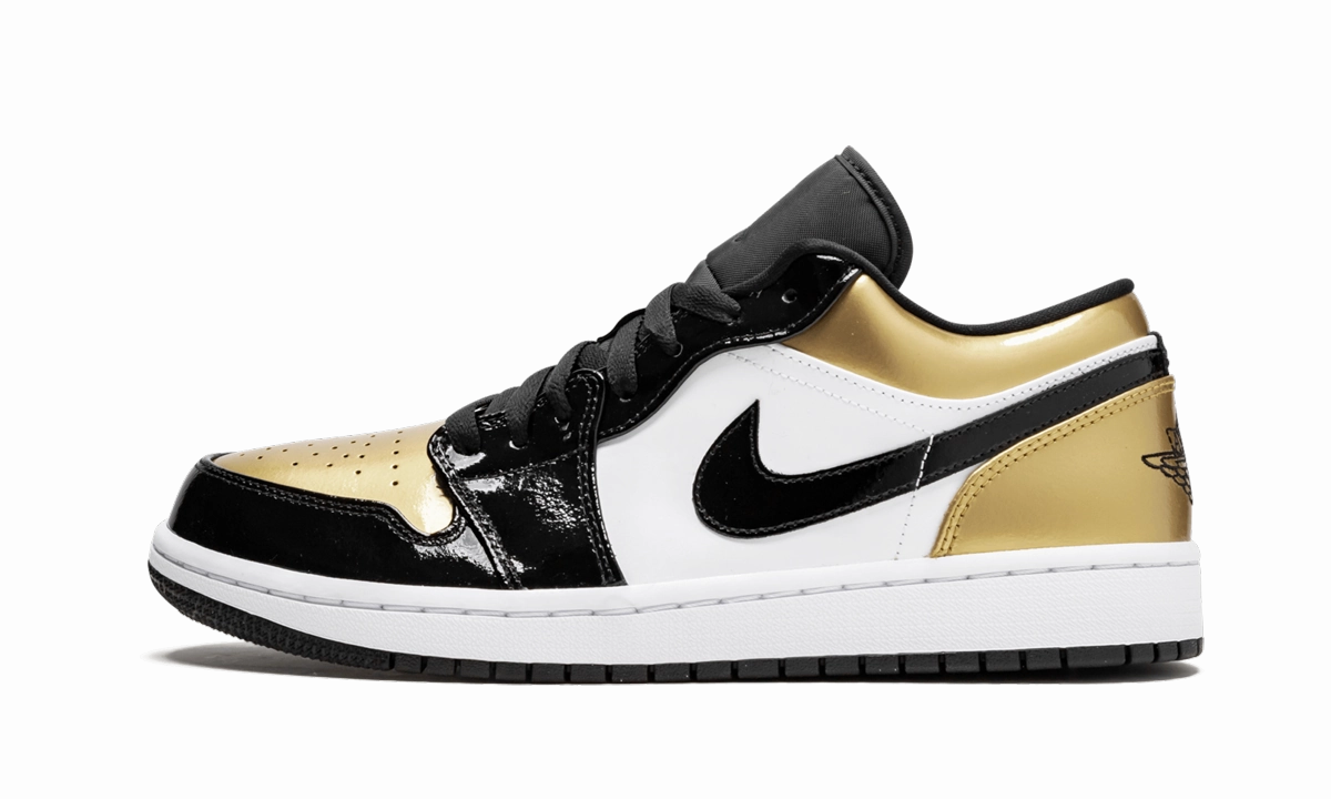 Air Jordan 1 Low "Gold Toe" Sculpted comfort Breath Ease