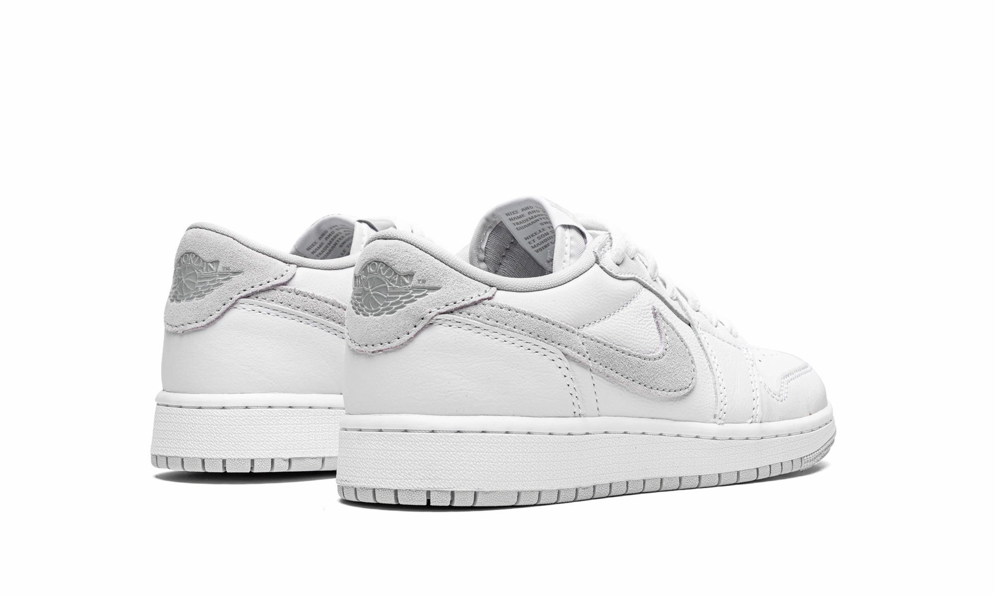 Adaptive Style Sleek Profile Air Jordan 1 Low OG GS "Neutral Grey"