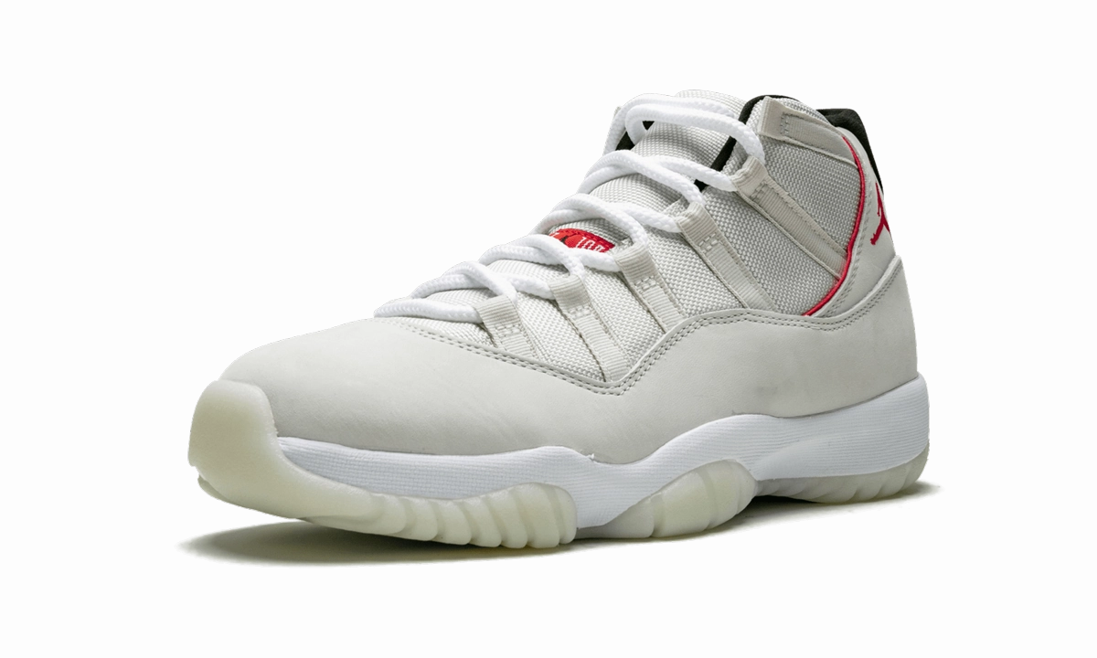 Air Jordan 11 Retro "Platinum Tint" Group - running