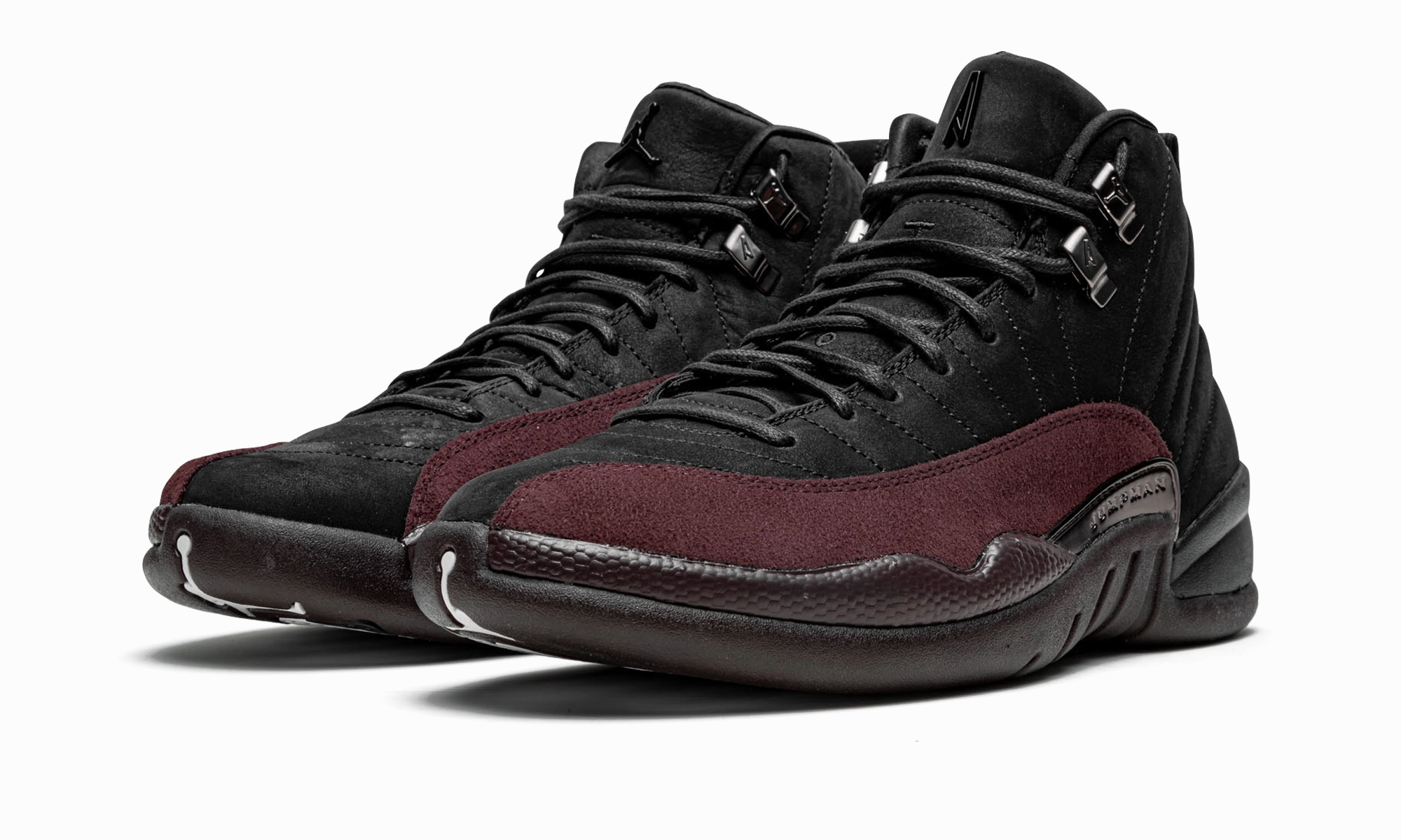 AIR JORDAN 12 RETRO WMNS "A Ma Manire - Black" running flexibility training Fashionable