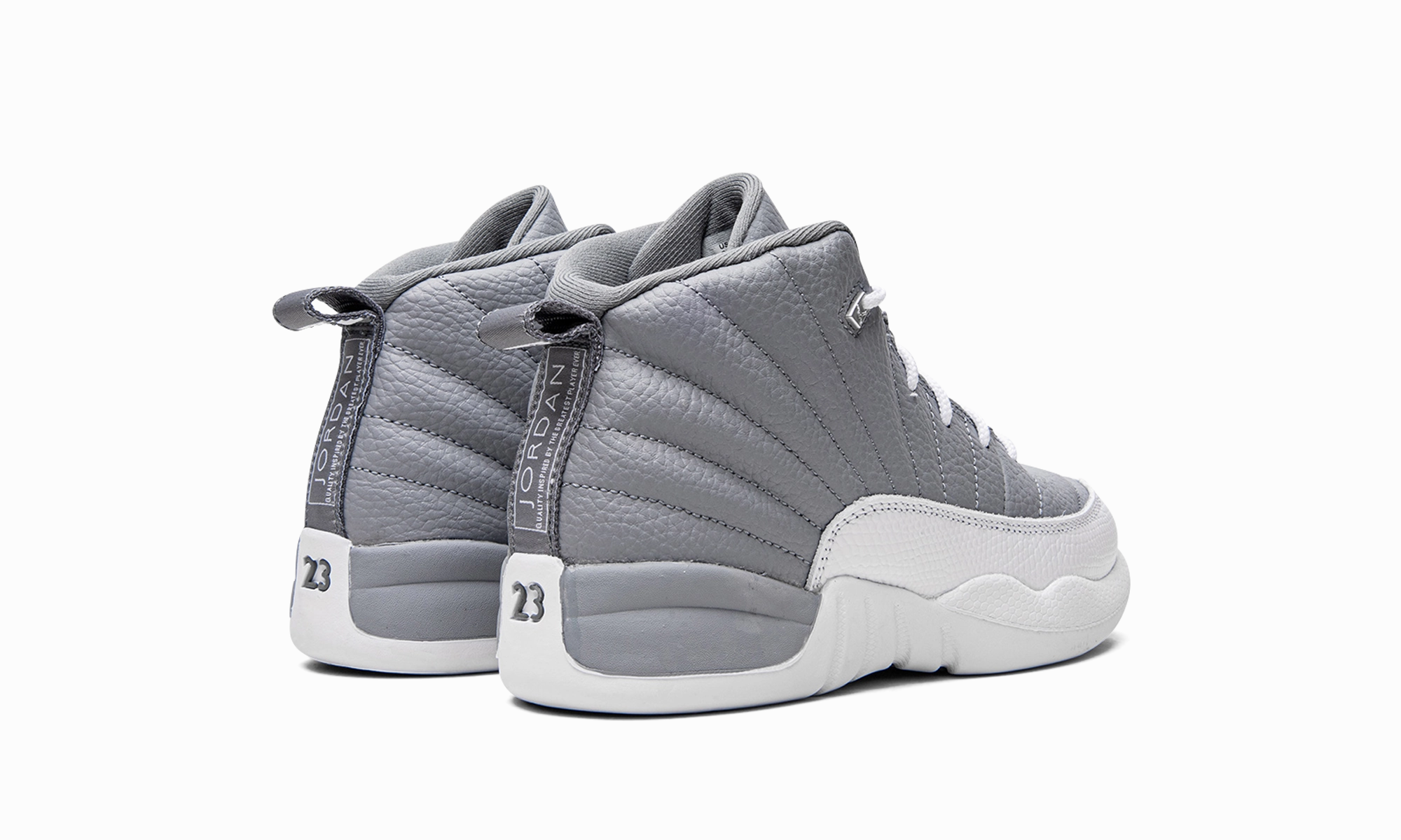 running in a marina area shoes Air Jordan 12 Retro PS "Stealth"