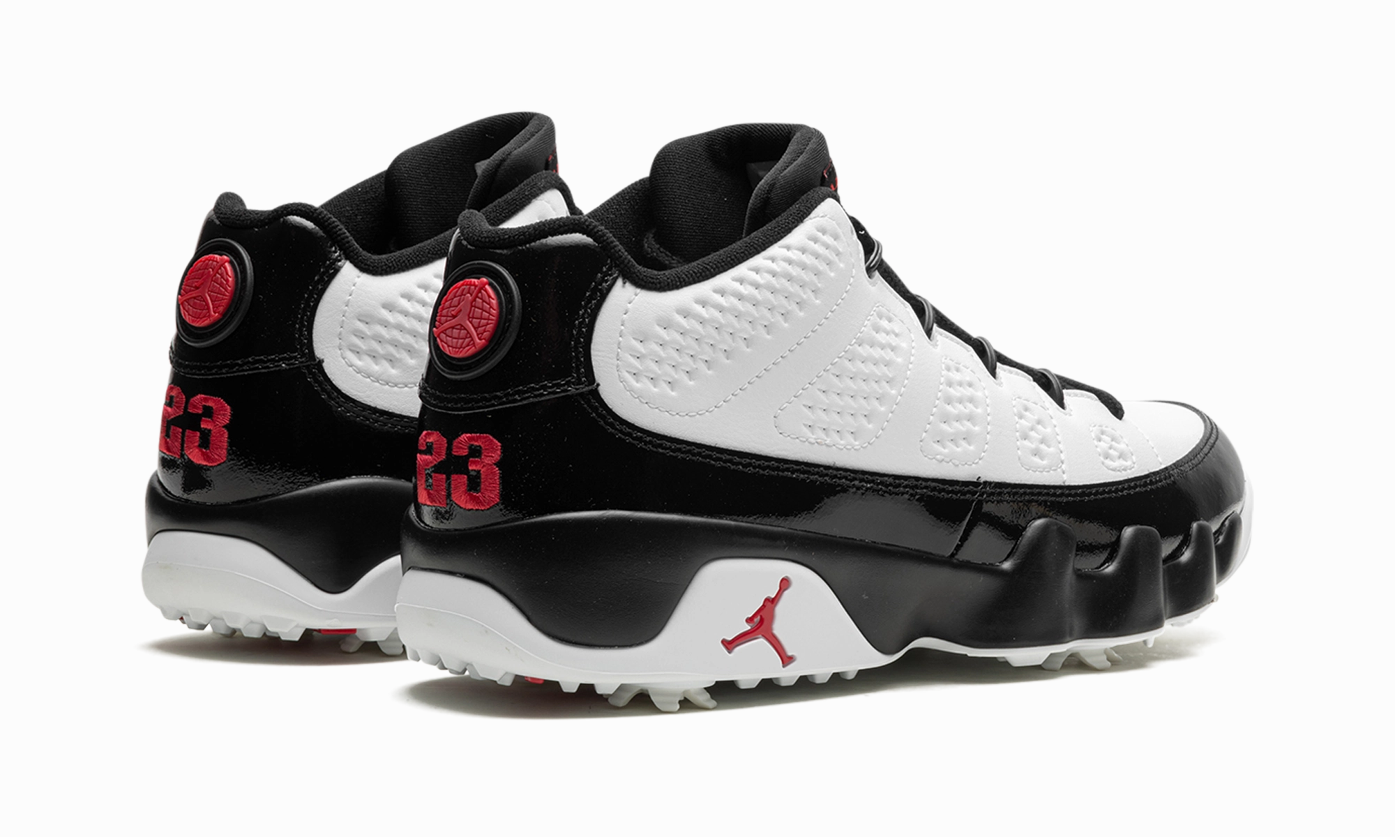 Air Jordan 9 Golf "White Black" theme - run running shoes