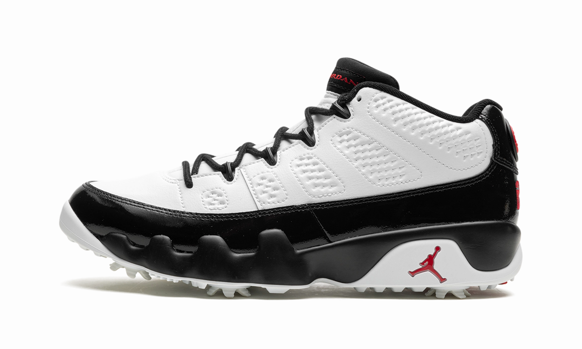 Air Jordan 9 Golf "White Black" Matte - finish