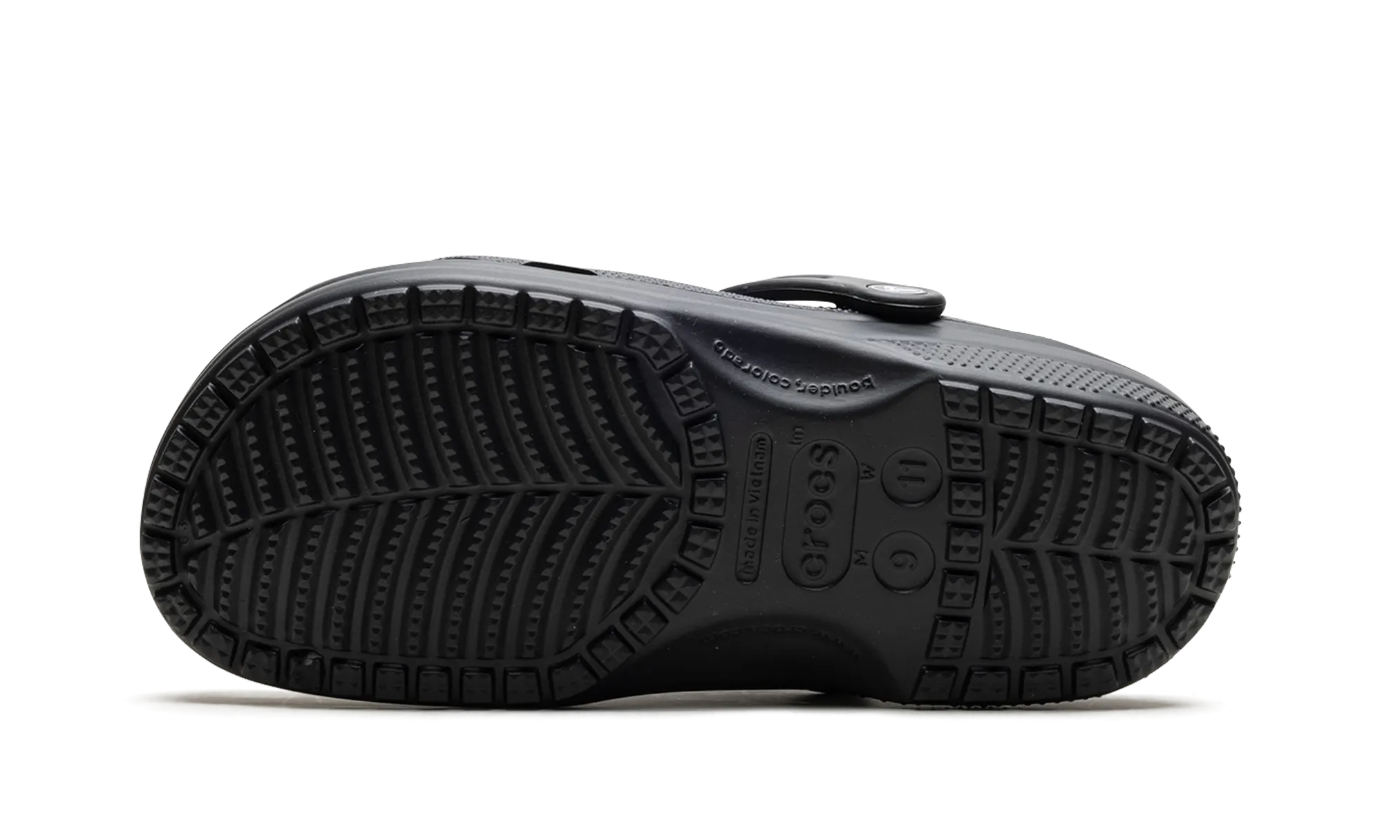 Classic Clog "Palace - Black" Padded Straps Cozy Slip-On Shoes