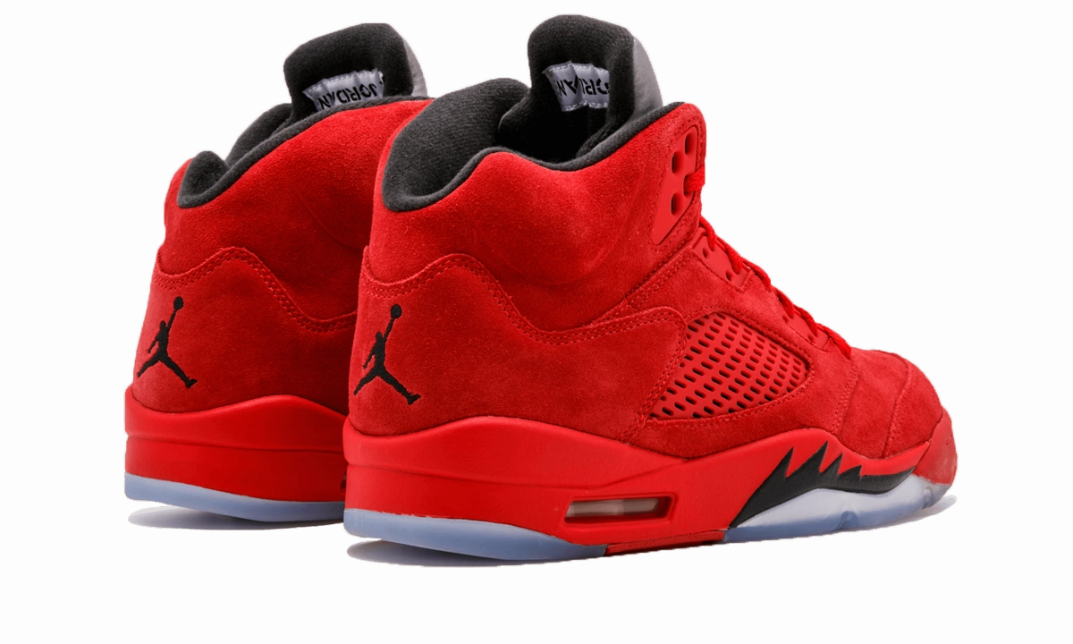 Short distance speed Flexible Air Jordan 5 Retro "Red Suede"
