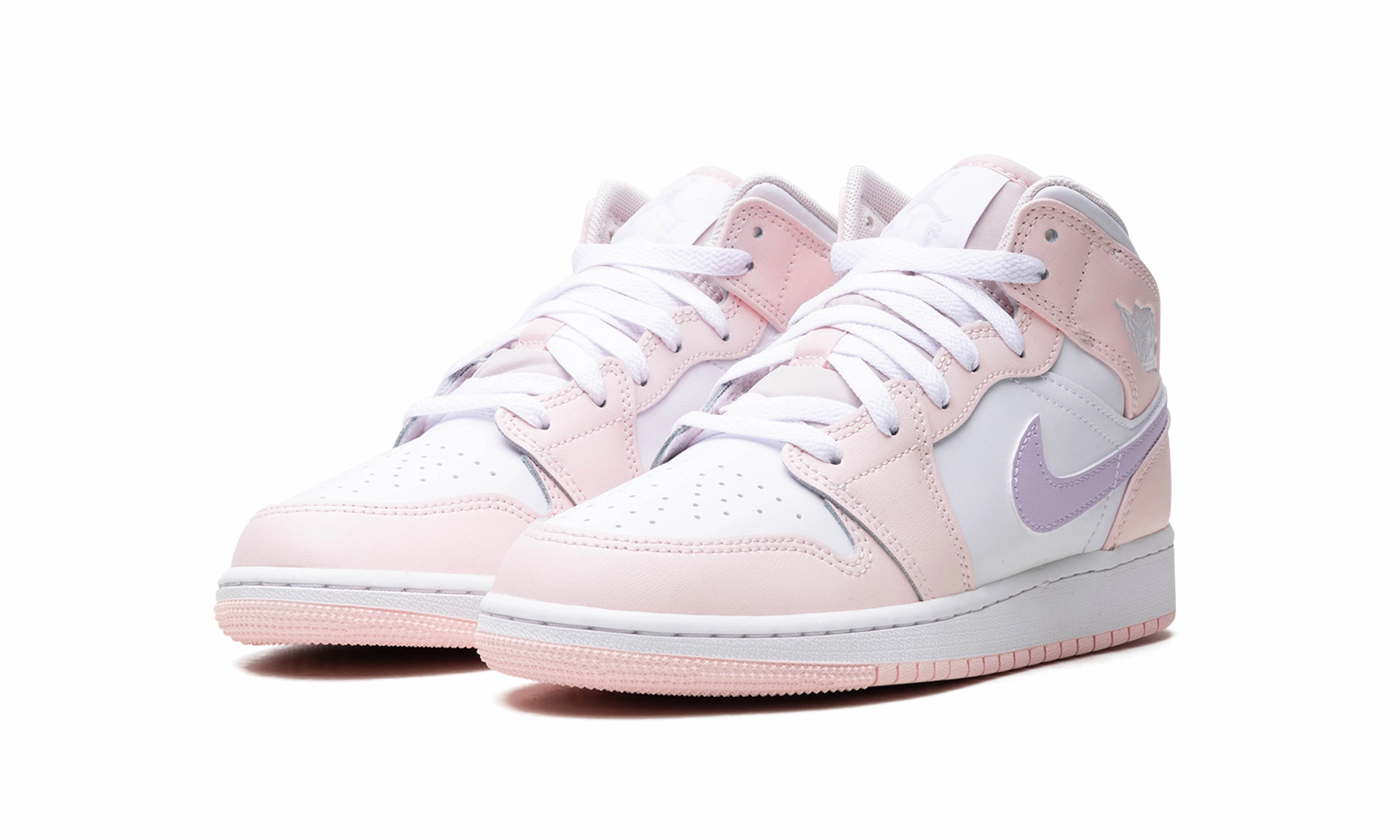 Air Jordan 1 Mid GS "Pink Wash" Summer Walks