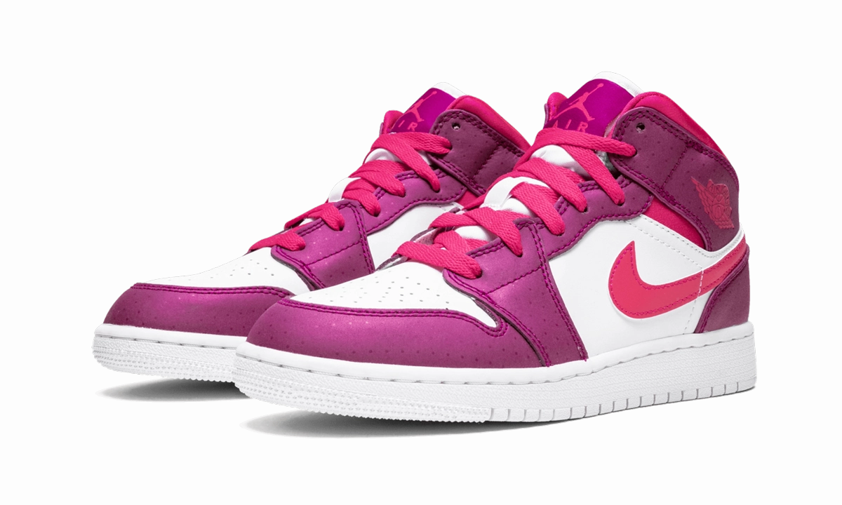 Optimal Flexibility All-Purpose Wear Air Jordan 1 Mid GS "True Berry"