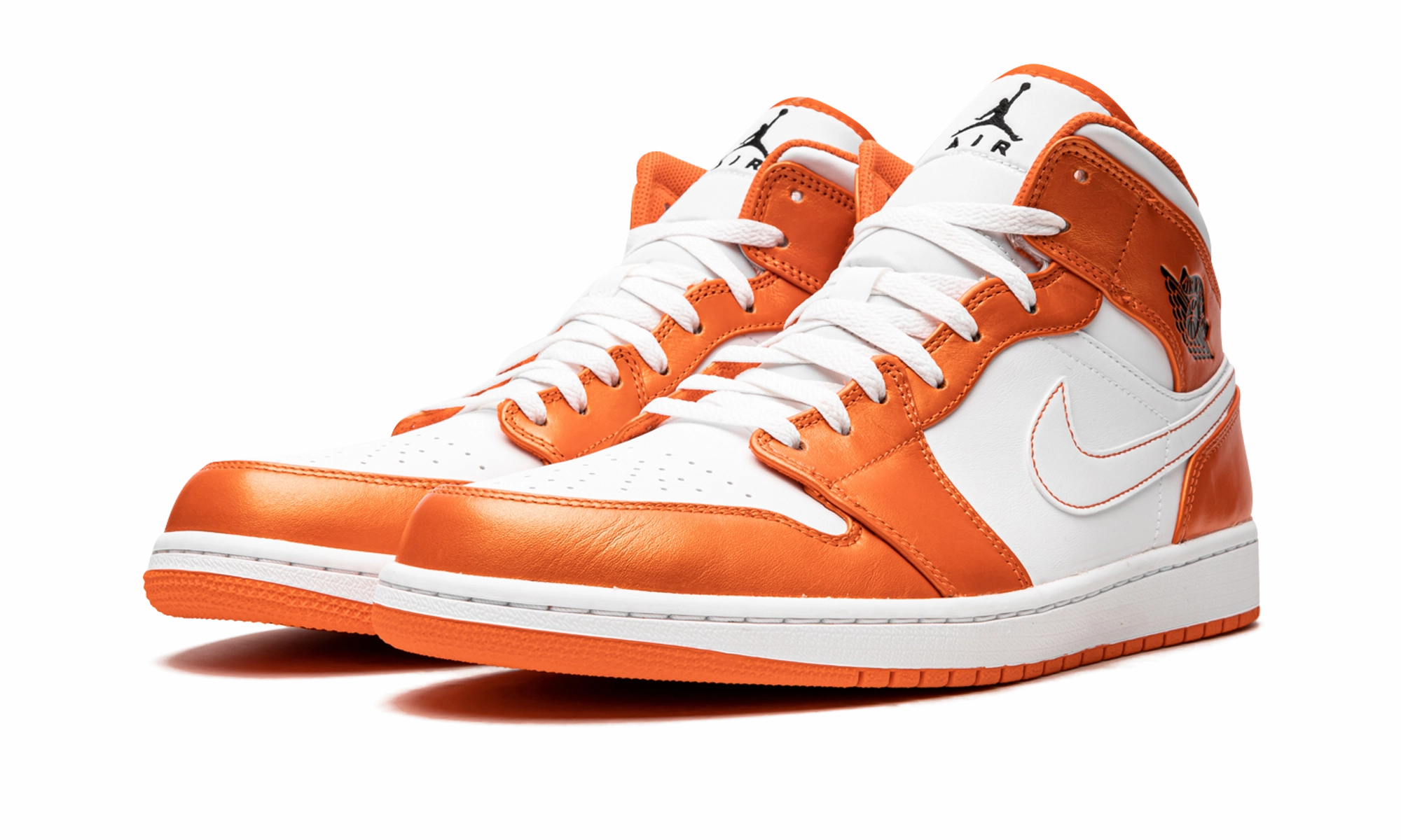 Air Jordan 1 Mid SE "Electro Orange" Sporty lining