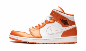 Air Jordan 1 Mid SE "Electro Orange" Breathable fabric Superior Traction