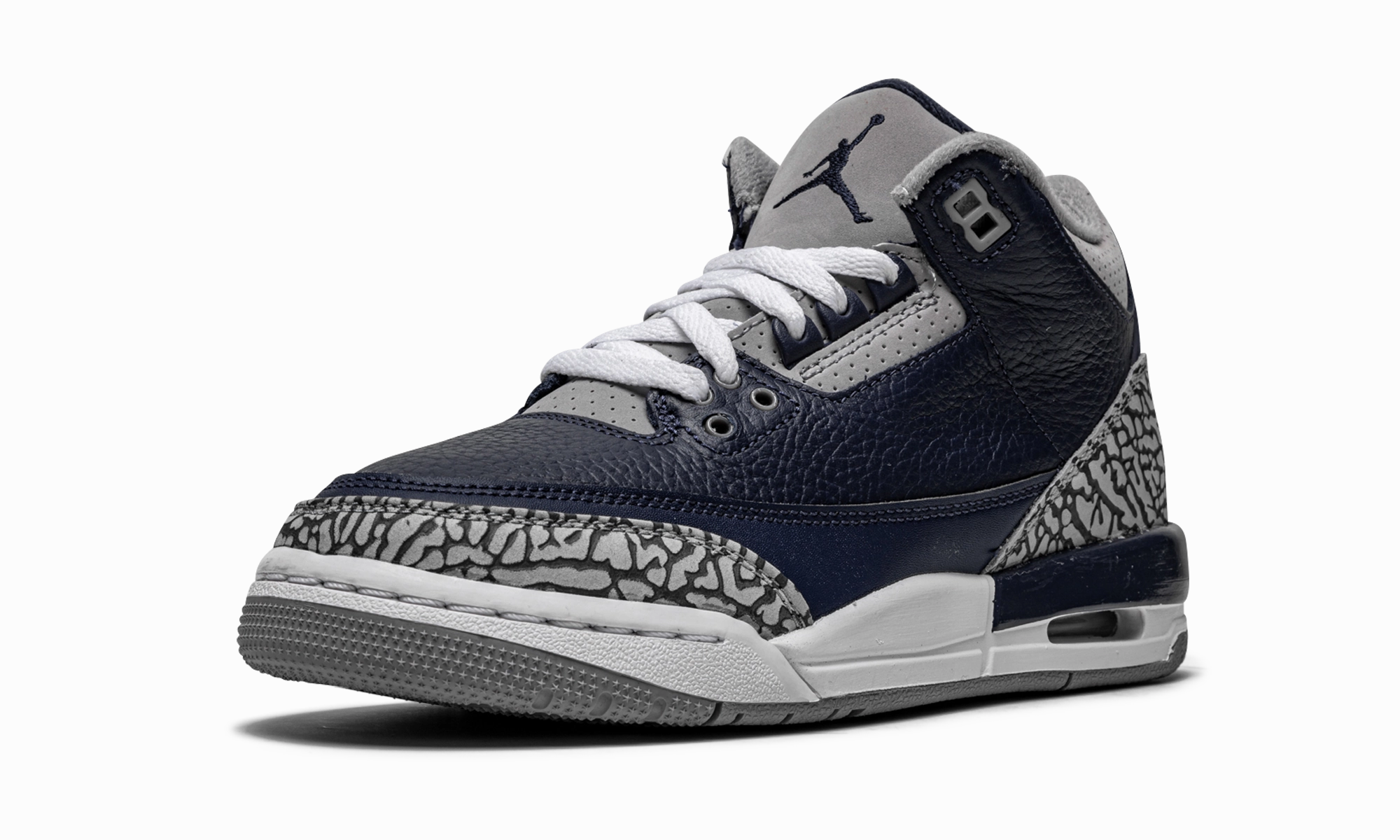 Air Jordan 3 Retro GS "Georgetown" Everyday Support Breathable Design