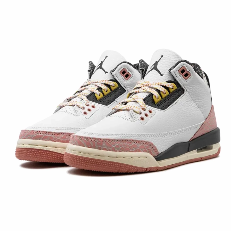 Air Jordan 3 Retro Vintage Floral Day-Long Comfort Professional Footwear