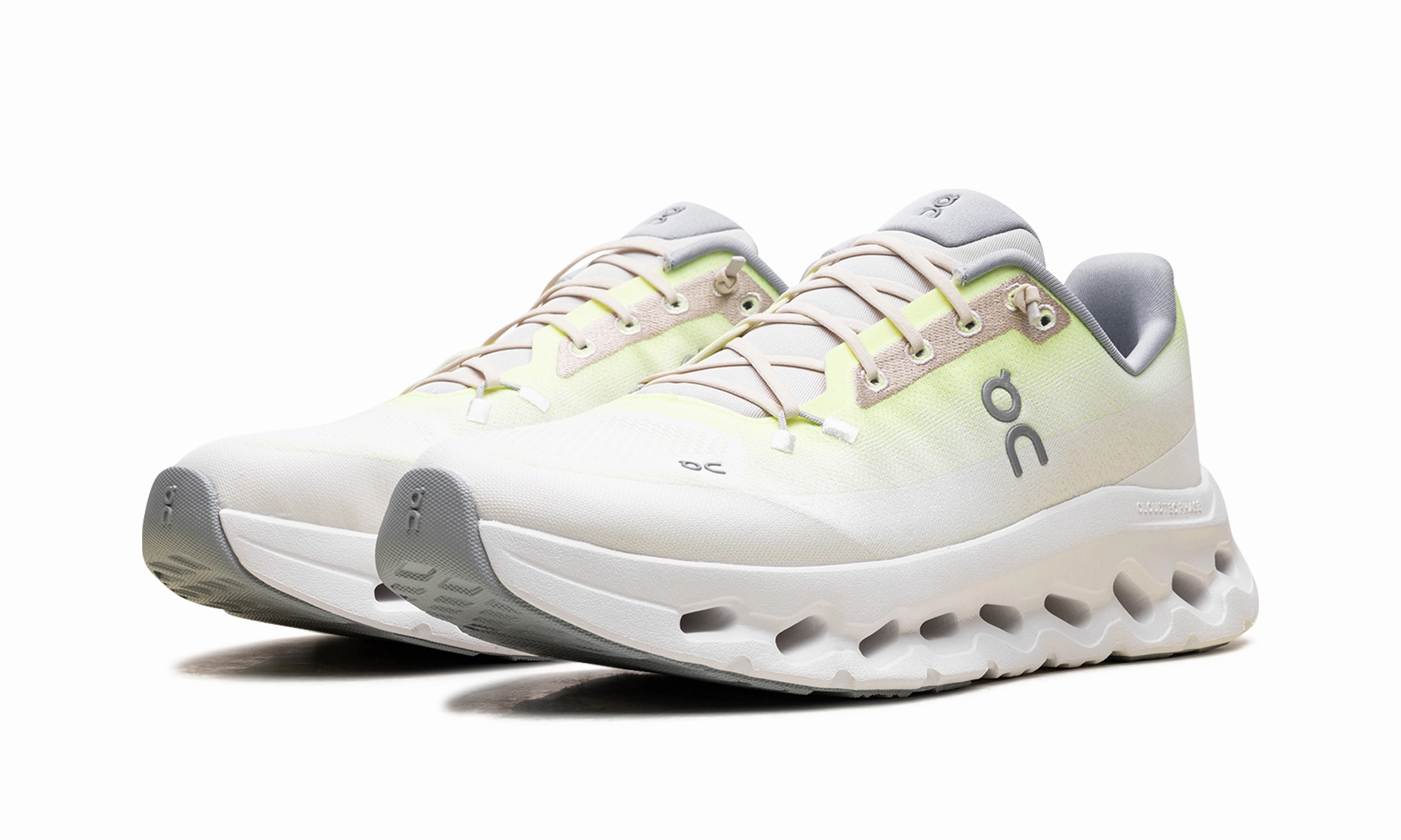 running sock wide - base shoes Cloudtilt "Lime Ivory"