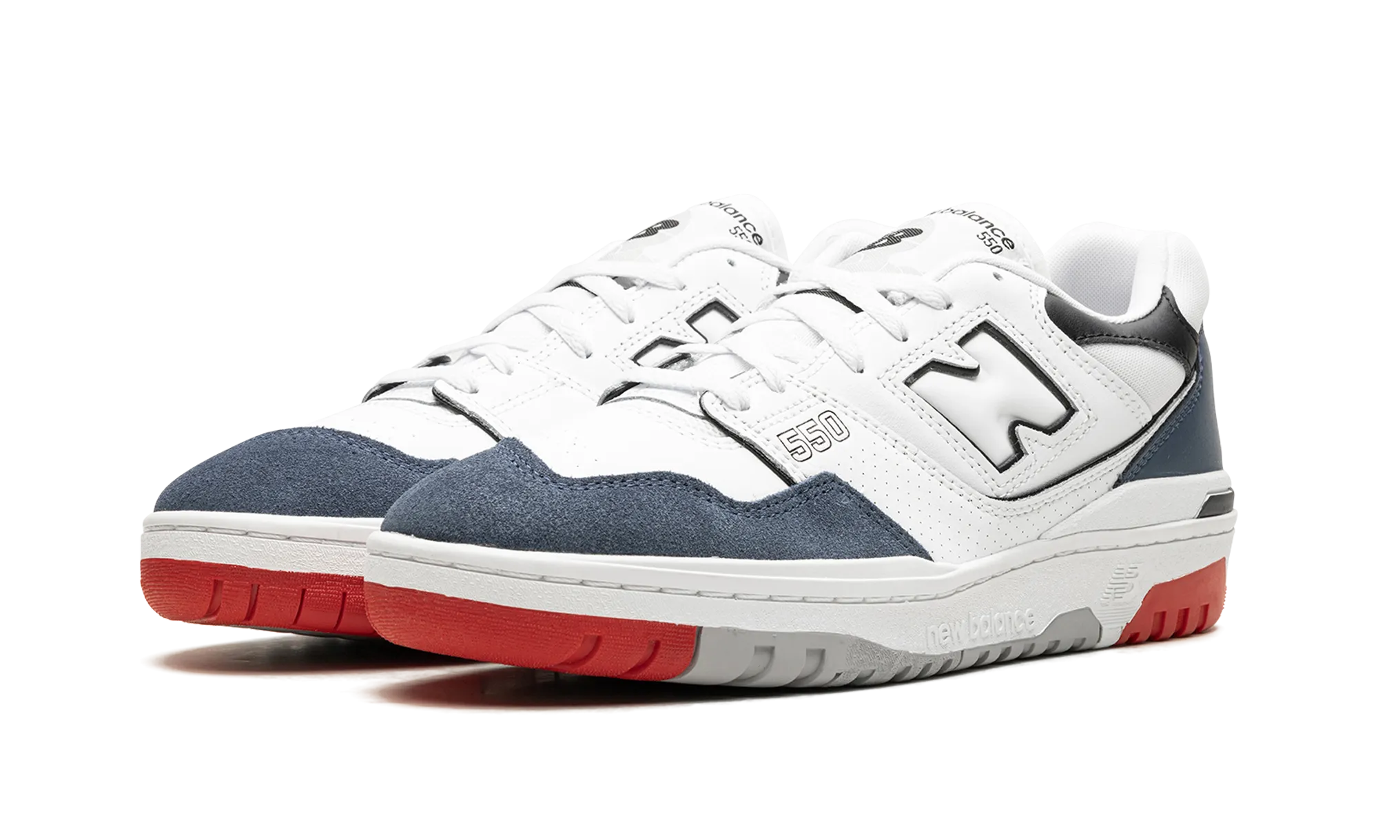 550 "White/Navy/Red" lightweight fabric autumn shoes