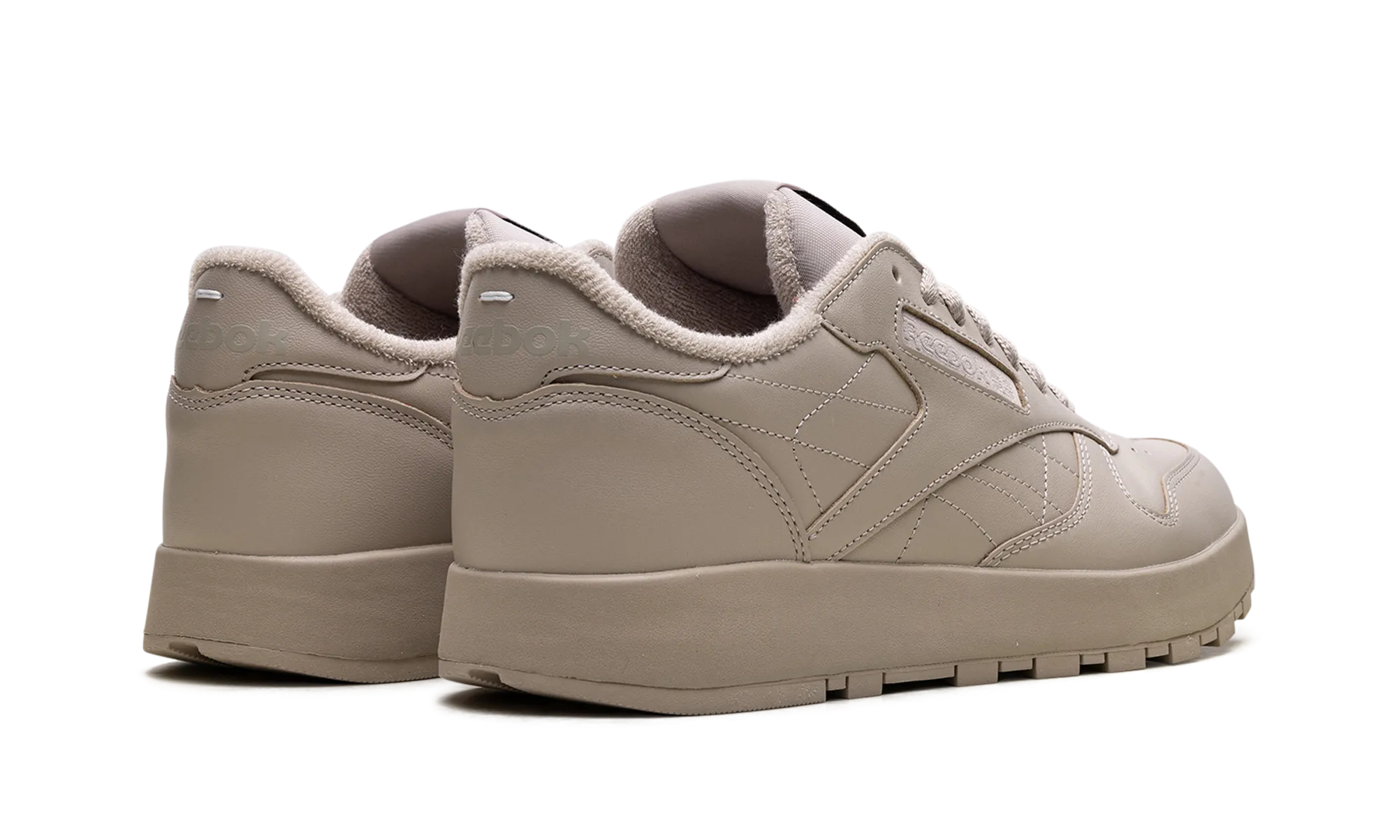 barefoot running simulation slow runners Classic Leather Tabi "Maison Margiela - Tan"