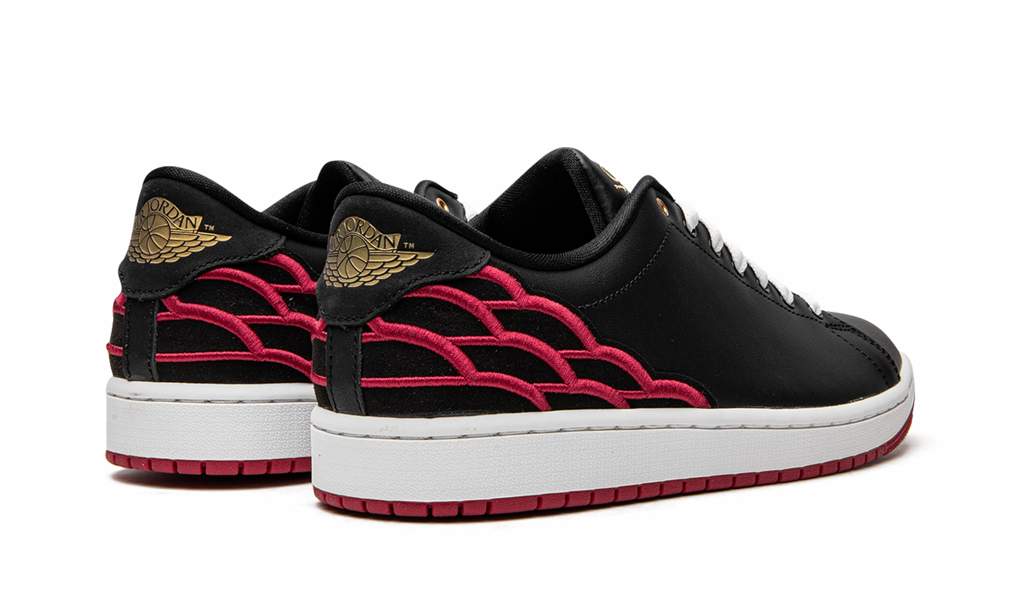 Support Sole Fitness Runner Air Jordan 1 Centre Court "Black/Pink"