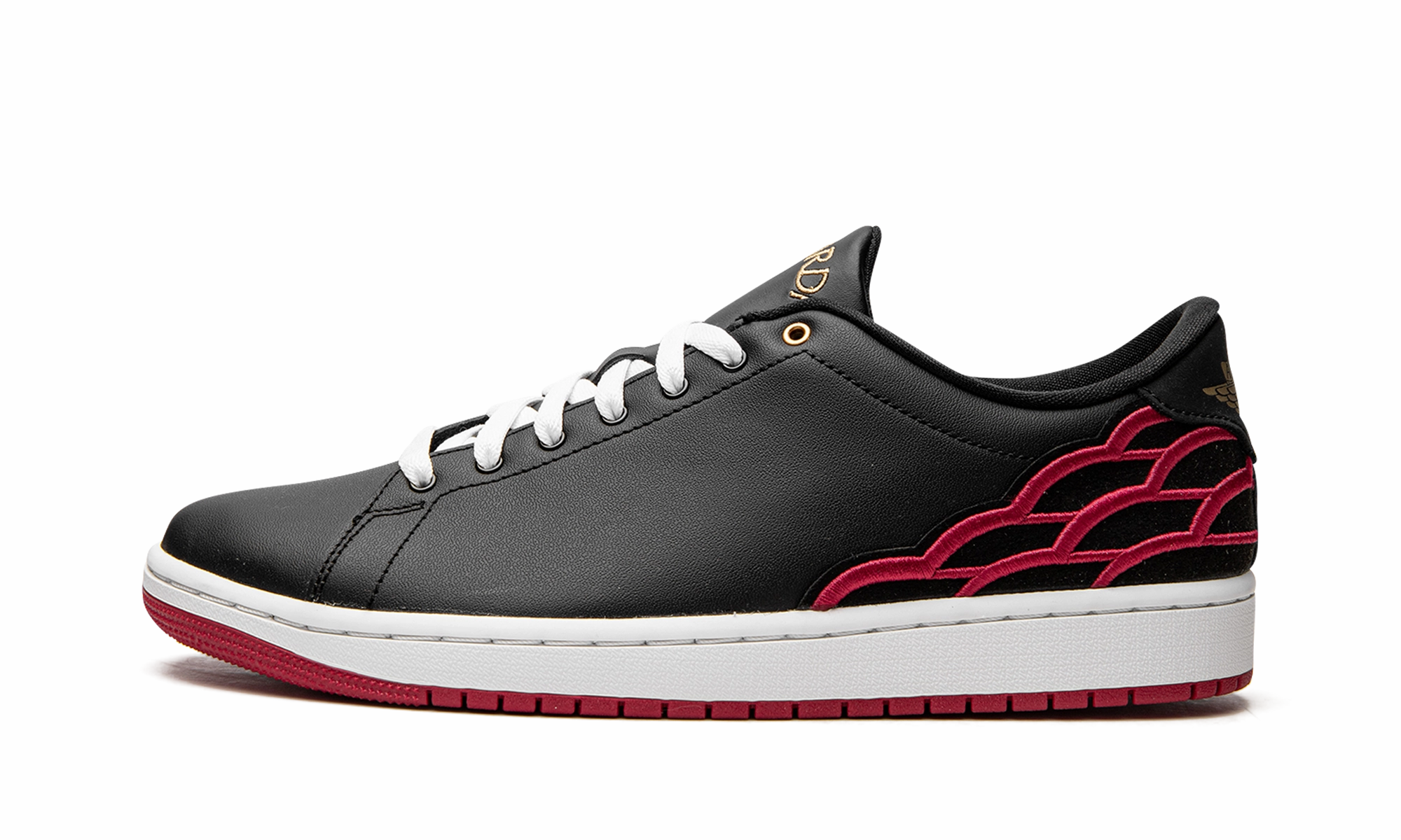 Air Jordan 1 Centre Court "Black/Pink" Vibrant sole