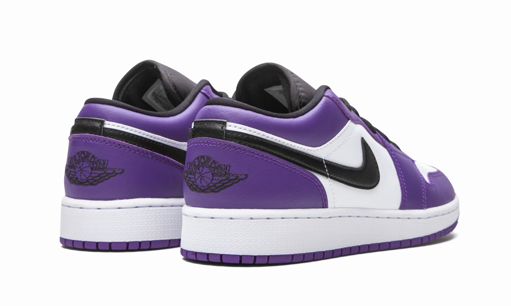 Air Jordan 1 Low GS "Court Purple" Walk Smooth