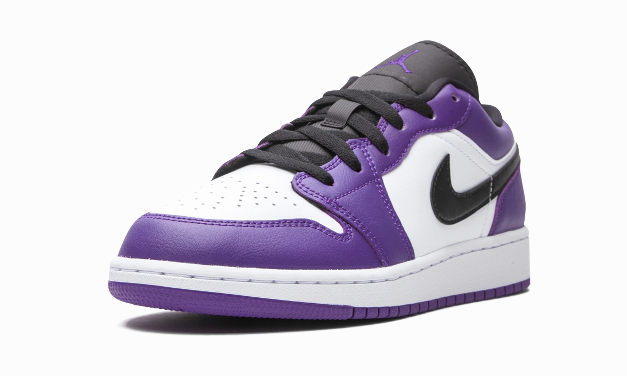 Neutral Style Exclusive Design Air Jordan 1 Low GS "Court Purple"