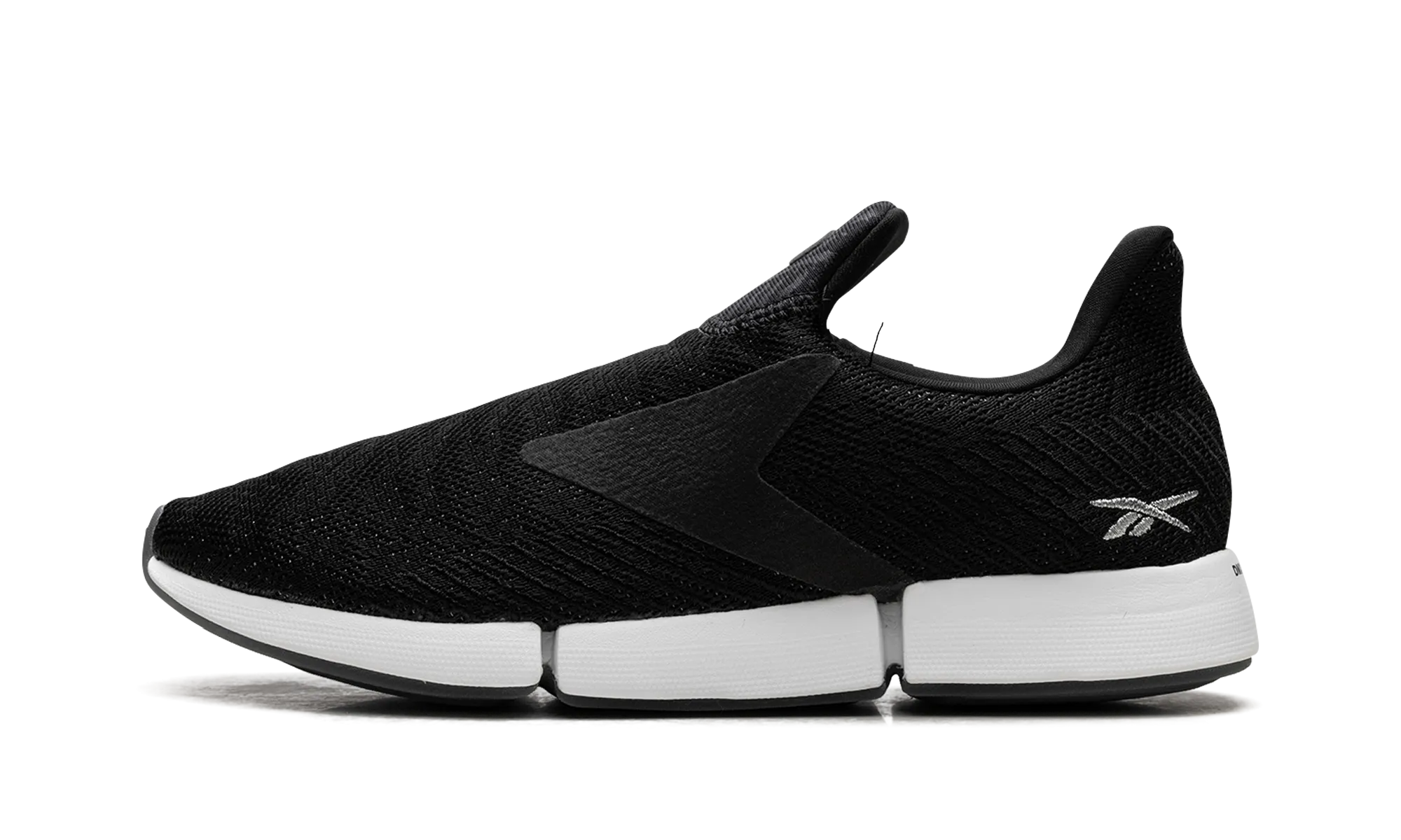 regional - themed running shoes narrow shoes DailyFit DMX Slip-On WMNS "Black Silver Metallic"