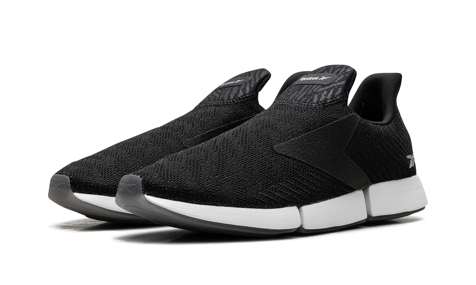 high-top shoes DailyFit DMX Slip-On WMNS "Black Silver Metallic"