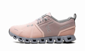 On Shoes Cloud 5 Waterproof WMNS "Rose/Fossil" running in hot tracks shoes