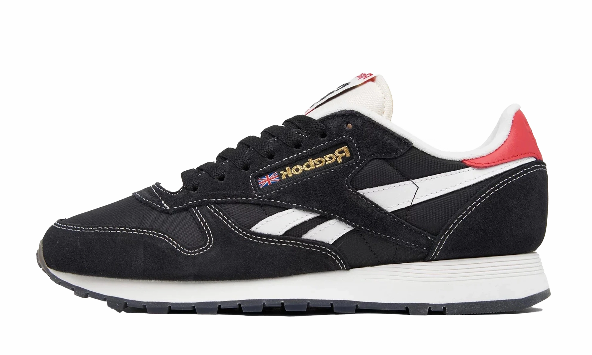 CL Leather "Black/White" high - traction shoes Training efficiency