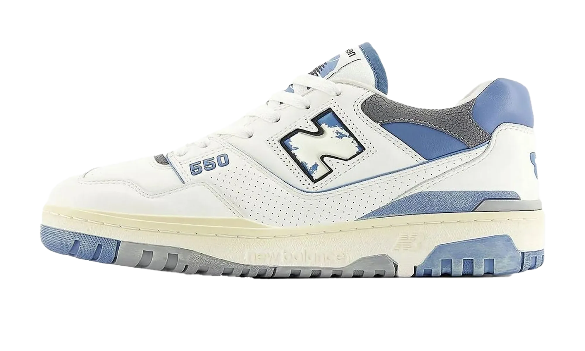 outdoor durability male athlete shoes 550 "Vintage Pack - Heron Blue"