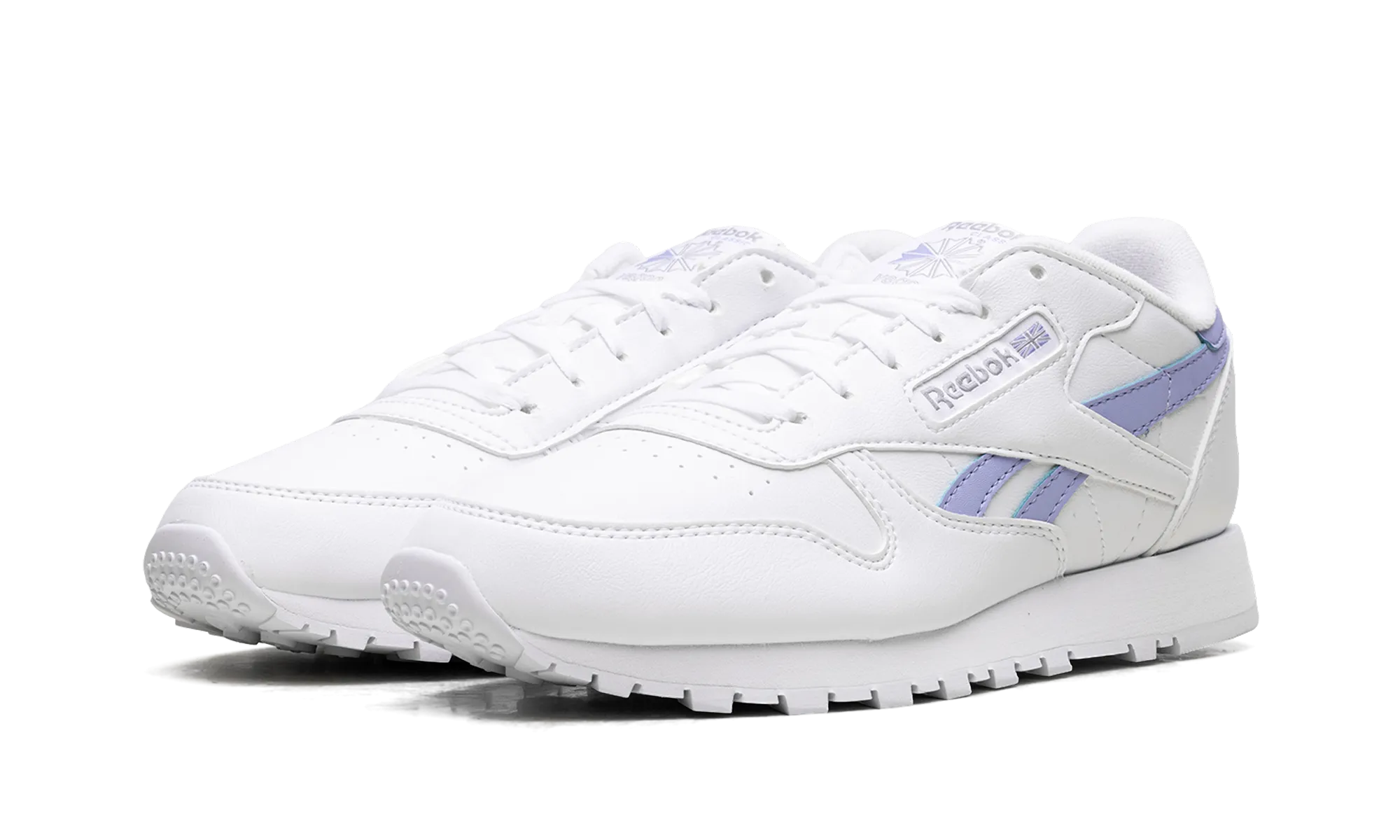 Classic Leather WMNS "White Lilac Glow" Professional Shoes water - resistant shoes